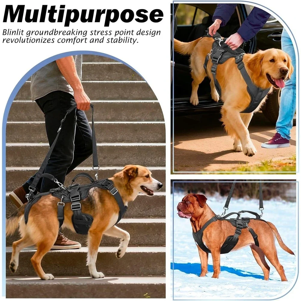 Large Dog Lift Harness Support‎ Sling for Senior Disabled ACL Recovery Dogs